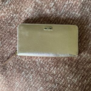 Kate Spade Gold Wallet
